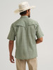 WRANGLER ATG X TEA GREEN PRINT - MENS SHIRT  - 112375338