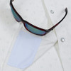 PONCHO  PERFORMANCE OCEAN STRIPE PRINT - MENS SHIRT WESTERN SNAPS - THE SURF NO TURF