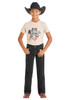 ROCK & ROLL BLACK BOOTCUT - KIDS BOYS JEANS - BB0BD05576