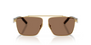 DOLCE & GABBANA LARGE SQUARE GOLD/DARK BROWN - SUNGLASS DOLCE & GABBANA  - 233602/73
