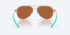 COSTA DEL MAR PIPER SHINY GOLD GREEN 580P - SUNGLASS COSTA DEL MAR  - 6003-05