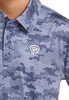 ROCK & ROLL BLUE TECHNO CAMO PRINT - KIDS BOYS POLO - BB51T09604