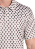 ROCK & ROLL NATURAL AZTEC PRINT - MENS POLO  - BM51T09608