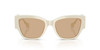 VERSACE CAT-EYE WHITE TALC YELLOW - SUNGLASS VERSACE  - 4509U5541/8