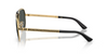 VERSACE GRECA FLOW BLACK W DARK GREY - SUNGLASS VERSACE  - 2294100287