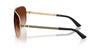 VERSACE GRECA FLOW MASK PALE GOLD - SUNGLASS VERSACE  - 2293125213