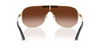VERSACE GRECA FLOW MASK PALE GOLD - SUNGLASS VERSACE  - 2293125213