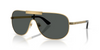 VERSACE GRECA FLOW MASK GOLD/BLACK - SUNGLASS VERSACE  - 2293100287