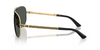 VERSACE GRECA FLOW MASK GOLD/BLACK - SUNGLASS VERSACE  - 2293100287