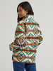 WRANGLER VINTAGE SHERPA TURQUOISE ZIP - LADIES SWEATSHIRT  - 112382729