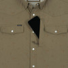 PONCHO  GREEN BROWN SENTINAL - MENS SHIRT WESTERN SNAPS - THE SONORA