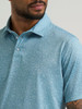 WRANGLER ATG X PRFORMANCE CYAN PAISLEY - MENS POLO  - 112375265