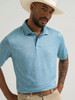 WRANGLER ATG X PRFORMANCE CYAN PAISLEY - MENS POLO  - 112375265