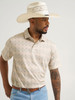 WRANGLER ATG X PERFORM CHECOTAH PELICAN - MENS POLO  - 112375279