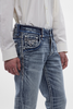 ROCK REVIVAL JETT J202 STRAIGHT LIGHT BLUE - MENS JEANS  - RP5802J202R