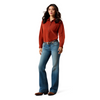 ARIAT MID RISE FABIANA TROUSER - LADIES JEANS  - 10079133