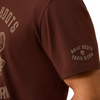 ARIAT ARIAT DESERT SKULL BROWN - MENS TEE  - 10079598
