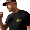 ARIAT FORT KNOX LOCKS BLACK - MENS TEE  - 10079499