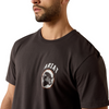 ARIAT BISON BROTHER BLACK PRINT - MENS TEE  - 10079381