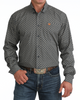 CINCH NAVY GEOMETRIC PRINT - MENS SHIRT  - MTW1106131