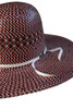 AMERICAN HAT COMPANY RED WHT & BLUE OPEN CROWN 41/4 - HAT STRAWS  - 2030S