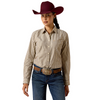 ARIAT KIRBY CHOCOLATE PLUM STRIPE - LADIES SHIRT  - 10079668