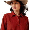 ARIAT BILLIE JEAN BURNT HENNA - LADIES SHIRT  - 10079516