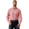 ARIAT EVERYTHING WHITE/SCARLET GEO - MENS SHIRT  - 10079768