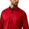 ARIAT TWILL SCARLET SAGE - MENS SHIRT  - 10079475