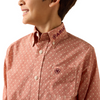 ARIAT TEAM DIXON KETCHUP GEO PRINT - KIDS BOYS SHIRT - 10079373