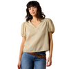 ARIAT KENTUCKY IVY GREEN STRIPE - LADIES SHIRT  - 10079323