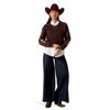 ARIAT DAKOTA CHOCOLATE PLUM - LADIES SWEATSHIRT  - 10079673