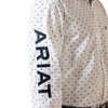 ARIAT TEAM EMORY FITTED WHITE GEO - MENS SHIRT  - 10079415