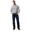 ARIAT PEREZ WHITE GEOMETRIC PRINT - MENS SHIRT  - 10079422