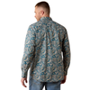 ARIAT CEDRIC BLUE PAISLEY PRINT - MENS SHIRT  - 10079534
