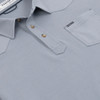 PONCHO  NAVY MICRO STRIPE PERFORMANCE - MENS POLO  - THE 2 STROKE