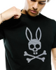 PSYCHO BUNNY STAN GRAPHIC TEE-BLACK 2 - MENS TEE  - MT0200369-002