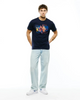 PSYCHO BUNNY ZANDER GRAPHIC BARITONE BLUE - MENS TEE  - MT0200373-423