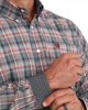 CINCH BLUE PLAID CLASSIC FIT - MENS SHIRT  - MTW1106138
