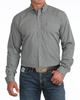 CINCH MODERN FIT BLUE PRINT - MENS SHIRT  - MTW1347164
