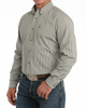 CINCH MODERN FIT OLIVE PRINT - MENS SHIRT  - MTW1347162