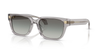 VERSACE MEDUSA TRANSPARENT GREY SQUARE - SUNGLASS VERSACE  - 4513D593/11