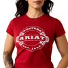 ARIAT WESTERN 1993 GARNET - LADIES TEE  - 10082169