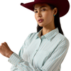 ARIAT KIRBY SALTWATER HENNA STRIPE - LADIES SHIRT  - 10079441