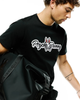 PSYCHO BUNNY JAYDON WORDMARK BLACK - MENS TEE  - MT0200367-001