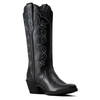 ARIAT HERITAGE BLOSSOM J TOE BLACK - BOOT LADIES  - 10080317