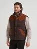 WRANGLER PUFFER CAMBRIDGE BROWN - MEN VESTS  - 112381922