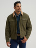 WRANGLER CORDUROY SHERPA LINED OLIVE - MENS JACKET  - 112382098
