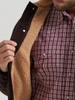 WRANGLER CORDUROY SHERPA LINED COFFEE - MENS JACKET  - 112382099