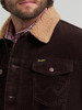 WRANGLER CORDUROY SHERPA LINED COFFEE - MENS JACKET  - 112382099